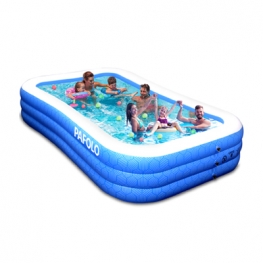 Swimming Pool, 120" X 72" X 22" Full-Sized, Swimming Pools Above Ground, Inflatable Pool for Kids and Adults, Pools for Backyard, Outdoor, Garden, Summer Water Party